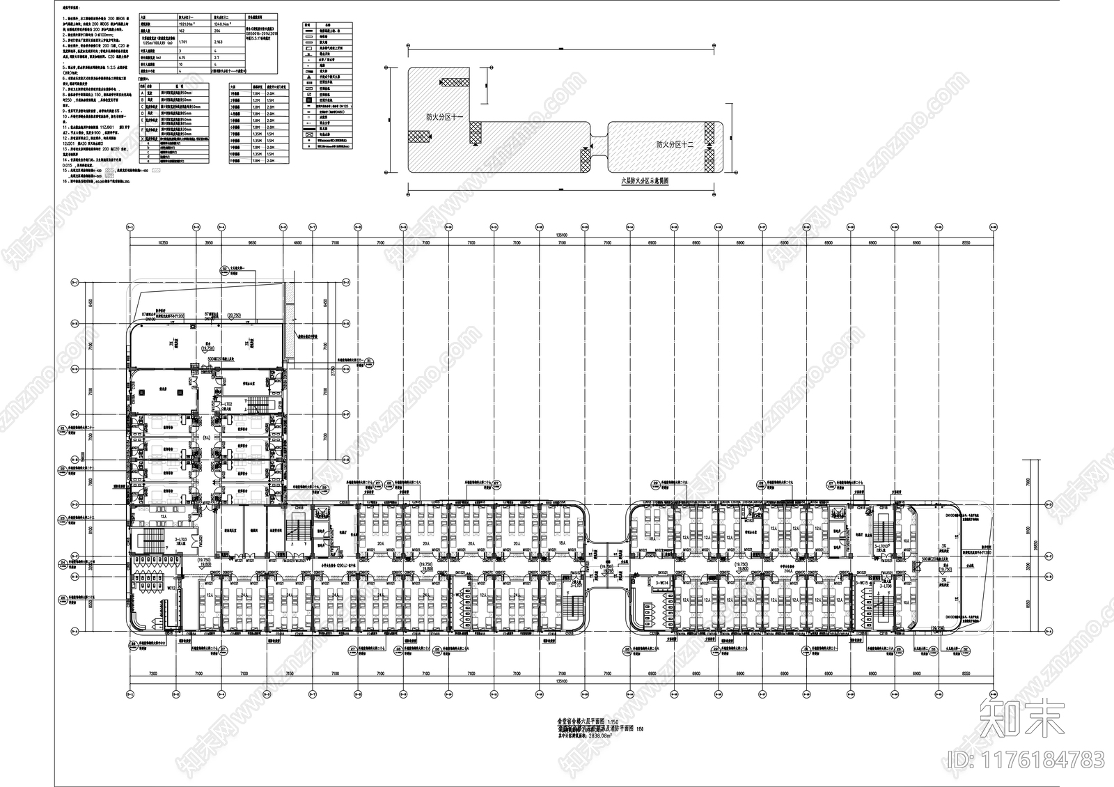 现代学校建筑cad施工图下载【ID:1176184783】