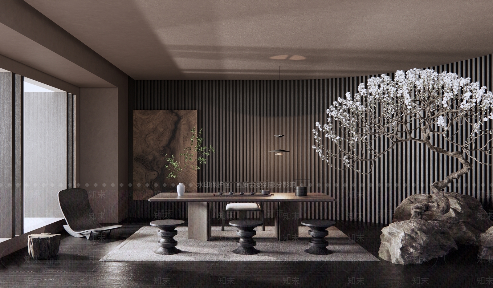 现代中古其他酒店空间SU模型下载【ID:1176185144】
