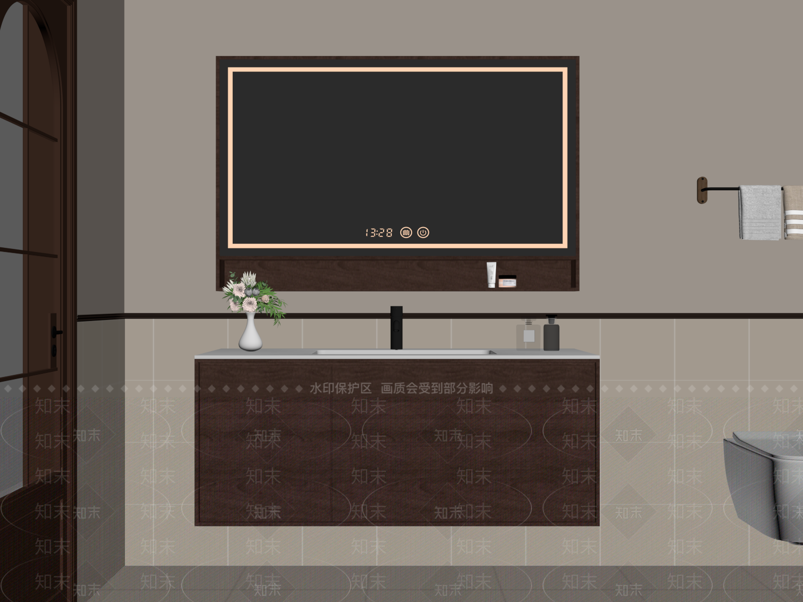 中古浴室柜SU模型下载【ID:1176198338】