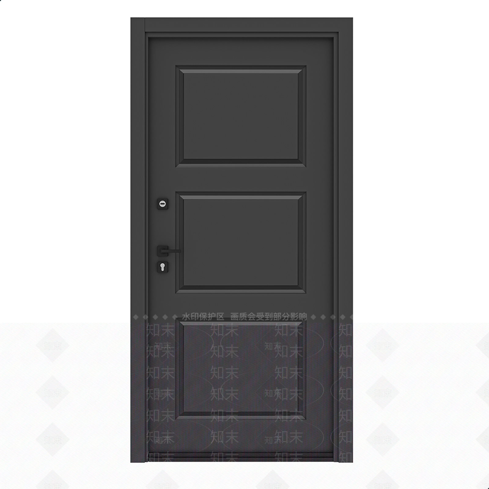 现代单开门3D模型下载【ID:1176199026】