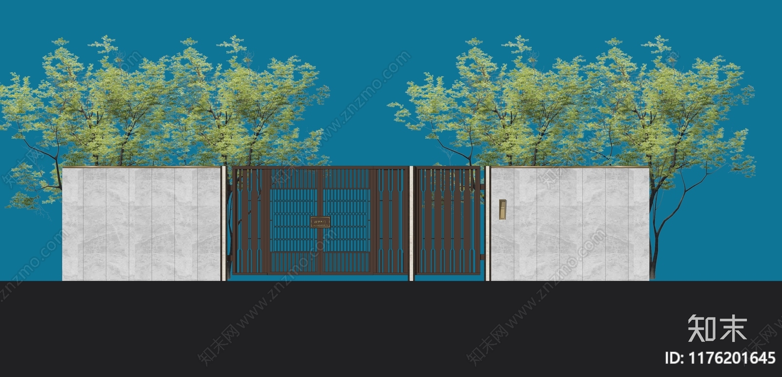 现代其他景观小建筑SU模型下载【ID:1176201645】