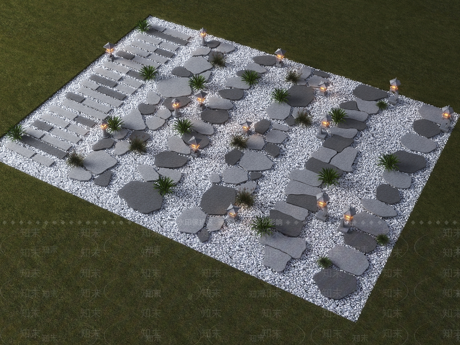 现代铺装SU模型下载【ID:1176210574】