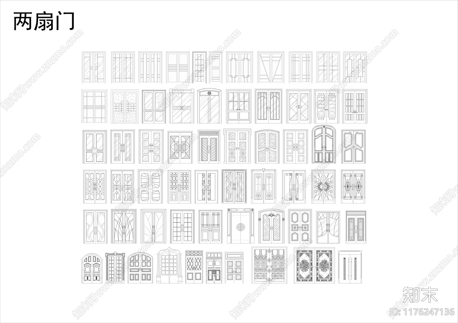 现代其他图库cad施工图下载【ID:1176247136】