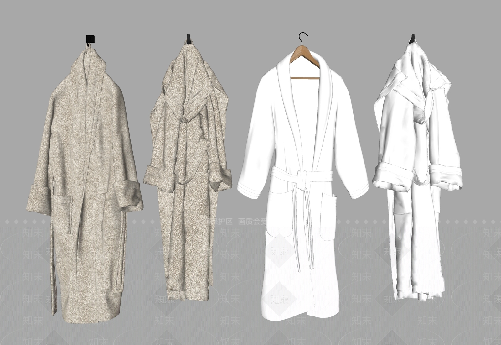 衣服SU模型下载【ID:1176259188】