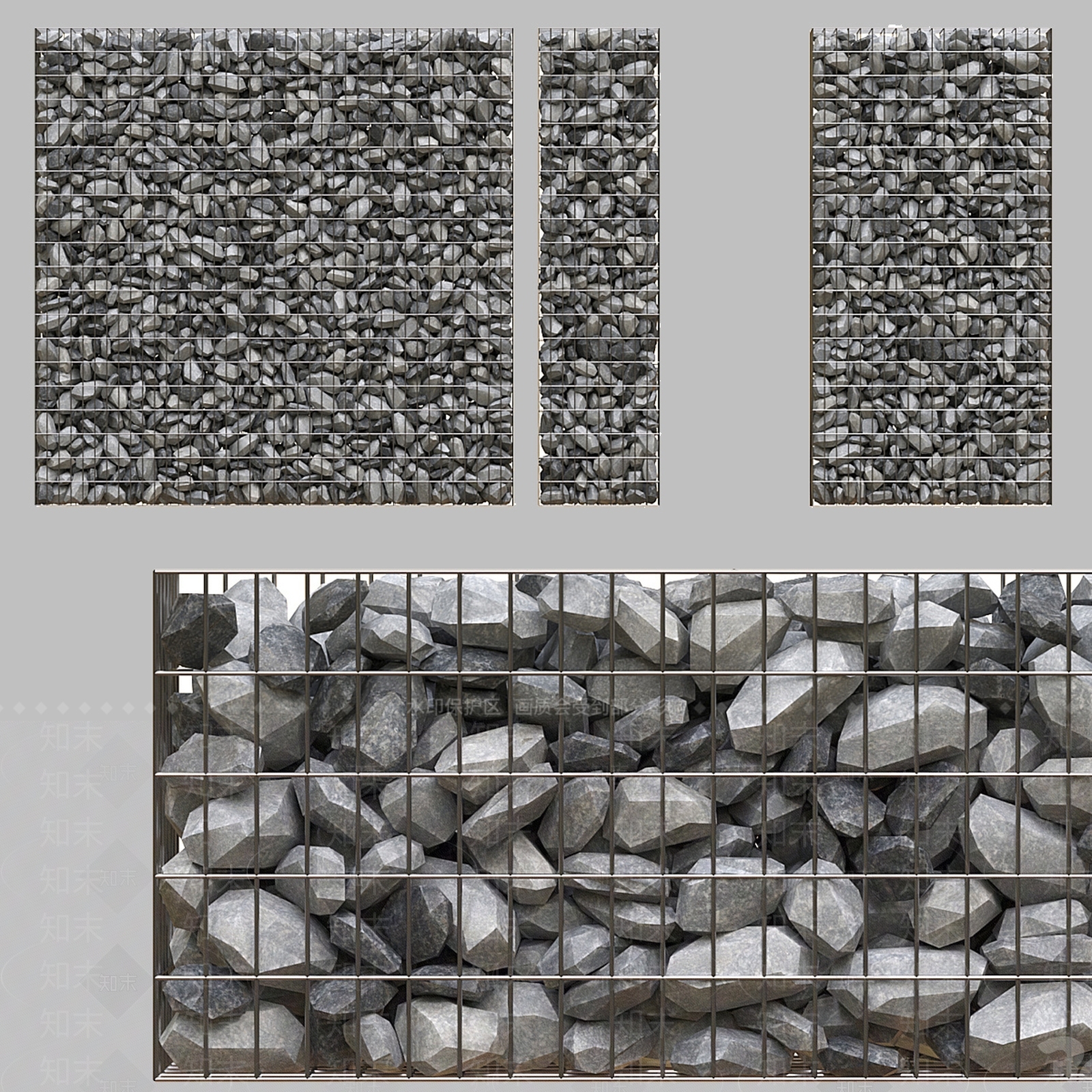 现代石头3D模型下载【ID:1176259513】