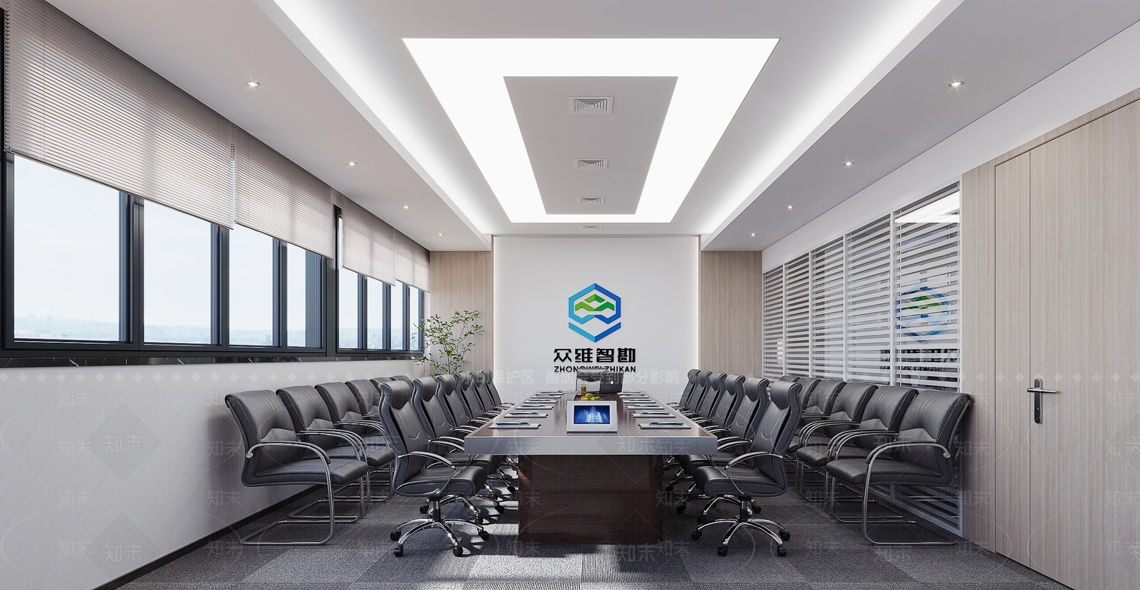 现代会议室SU模型下载【ID:1176260612】