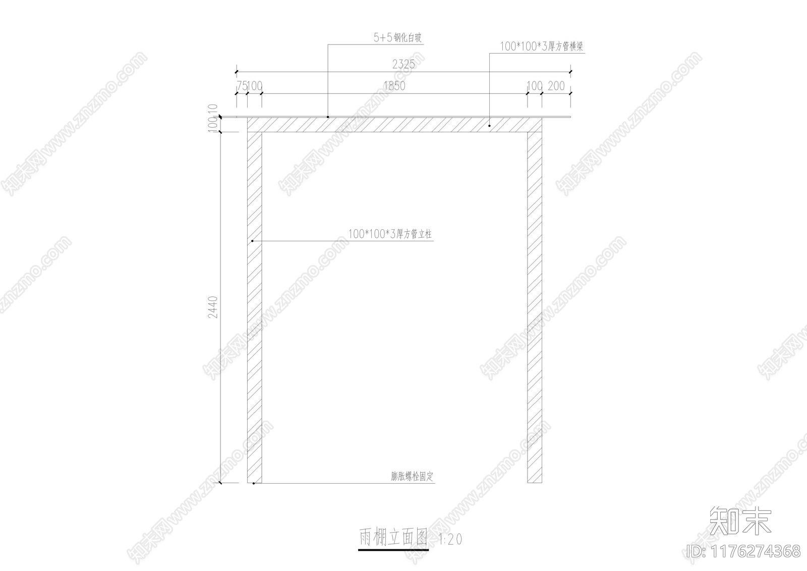 现代庭院cad施工图下载【ID:1176274368】