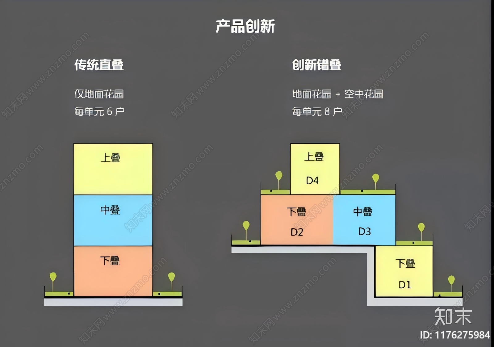 现代新中式别墅建筑施工图下载【ID:1176275984】