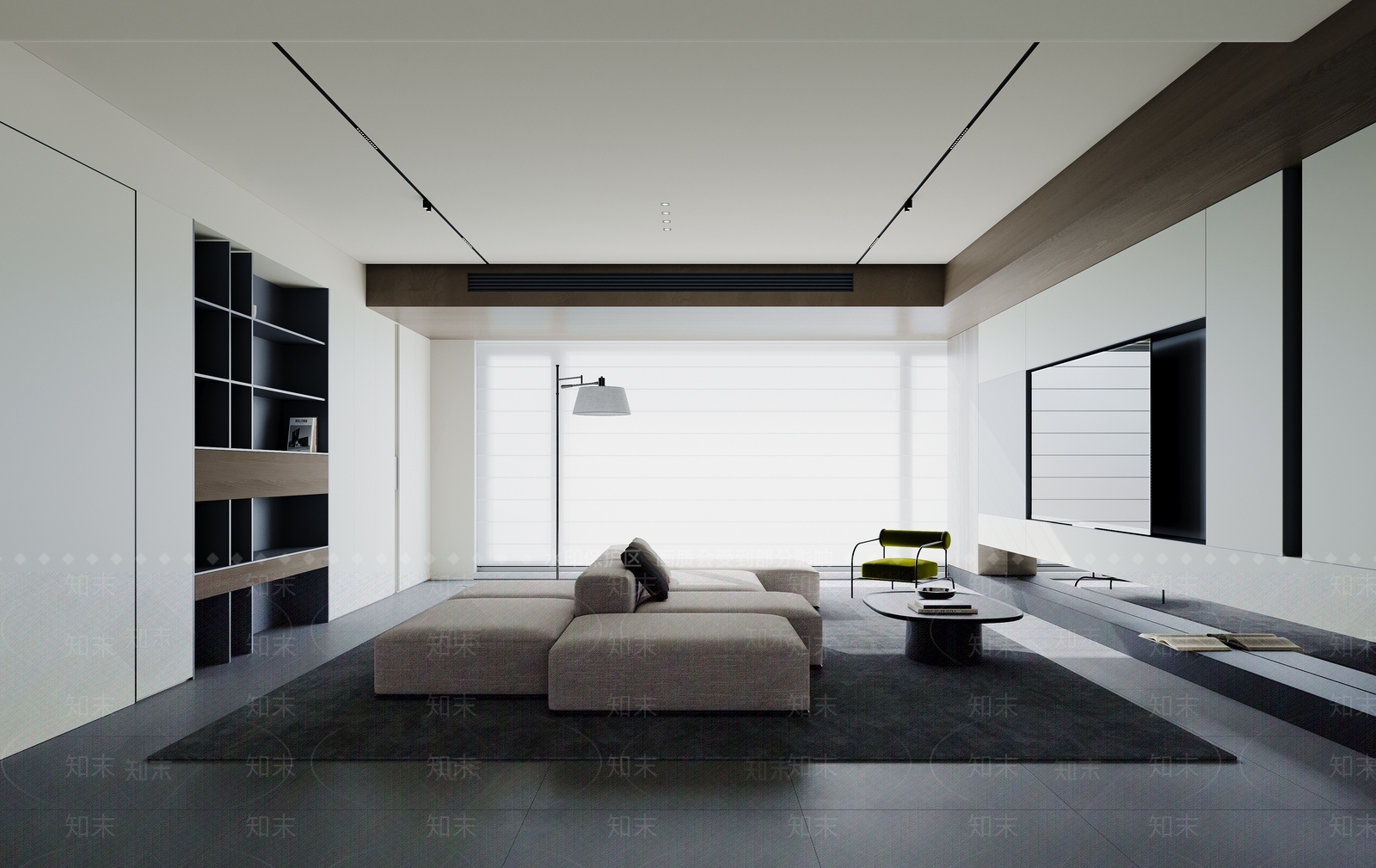 现代家居客厅3D模型下载【ID:1176276673】