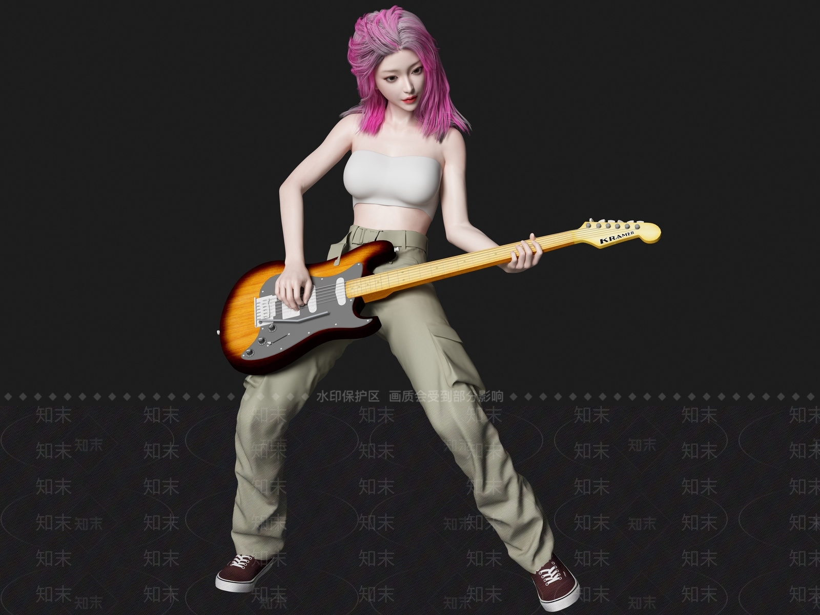女人SU模型下载【ID:1176278298】