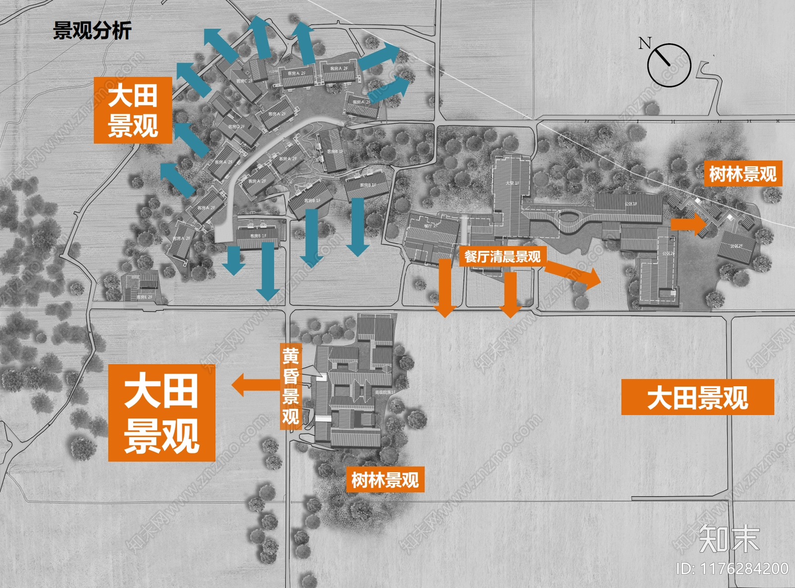 现代中式民宿建筑下载【ID:1176284200】