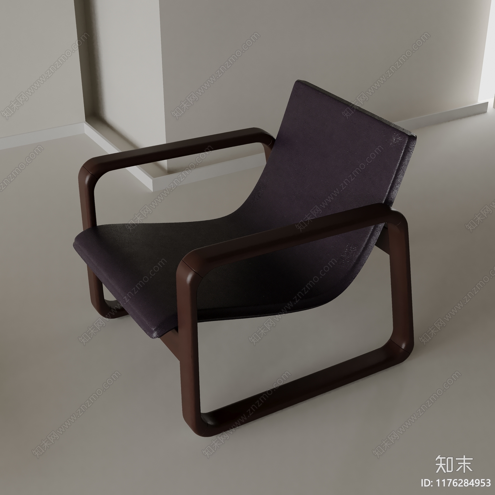 中古休闲椅3D模型下载【ID:1176284953】