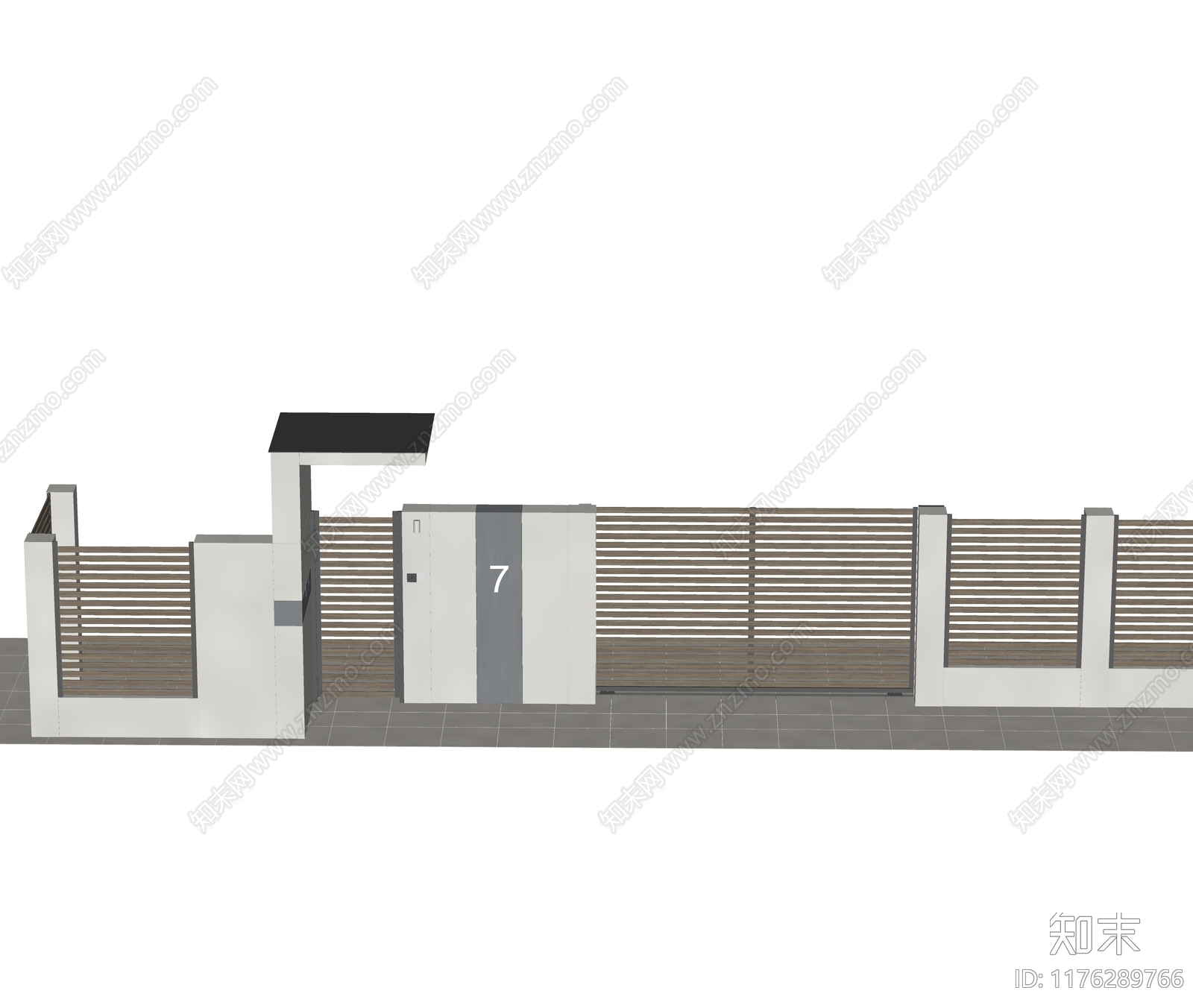 现代门头SU模型下载【ID:1176289766】