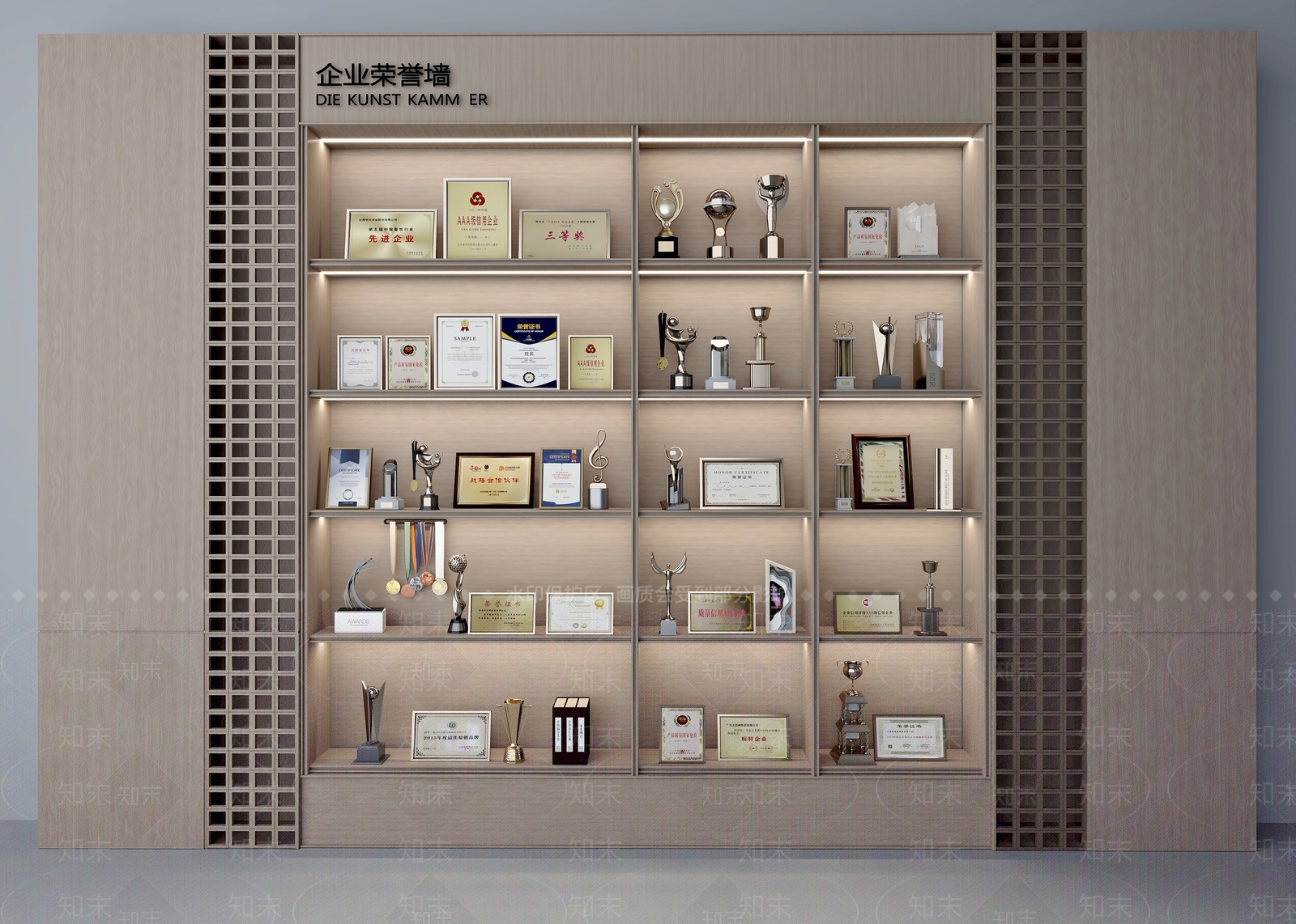 旗帜徽章3D模型下载【ID:1176300068】