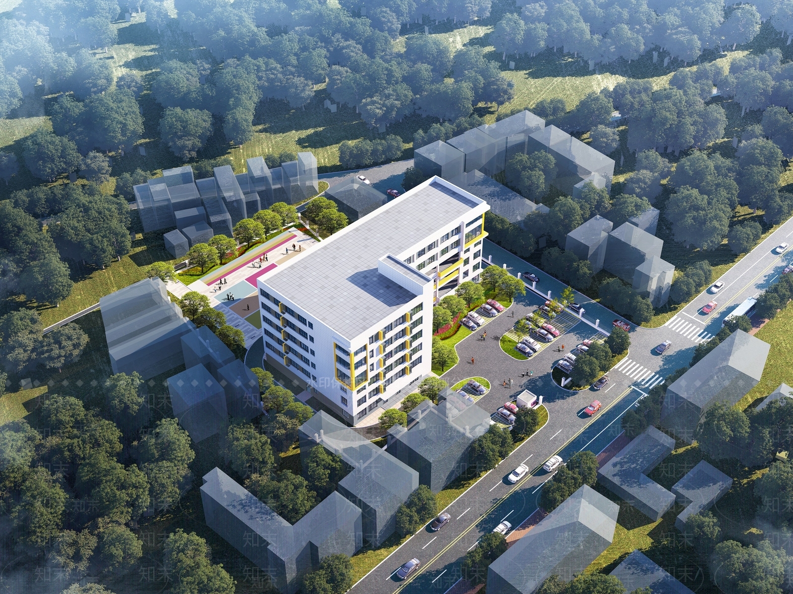 现代其他文体建筑3D模型下载【ID:1176304604】