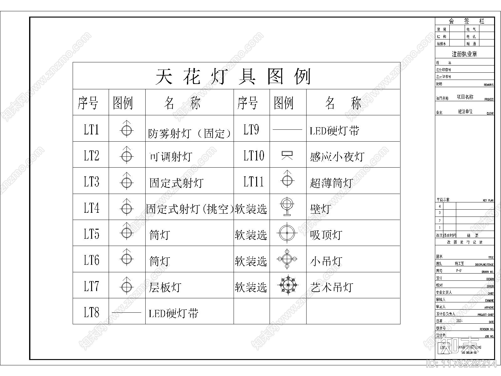 灯具图库施工图下载【ID:1176329214】