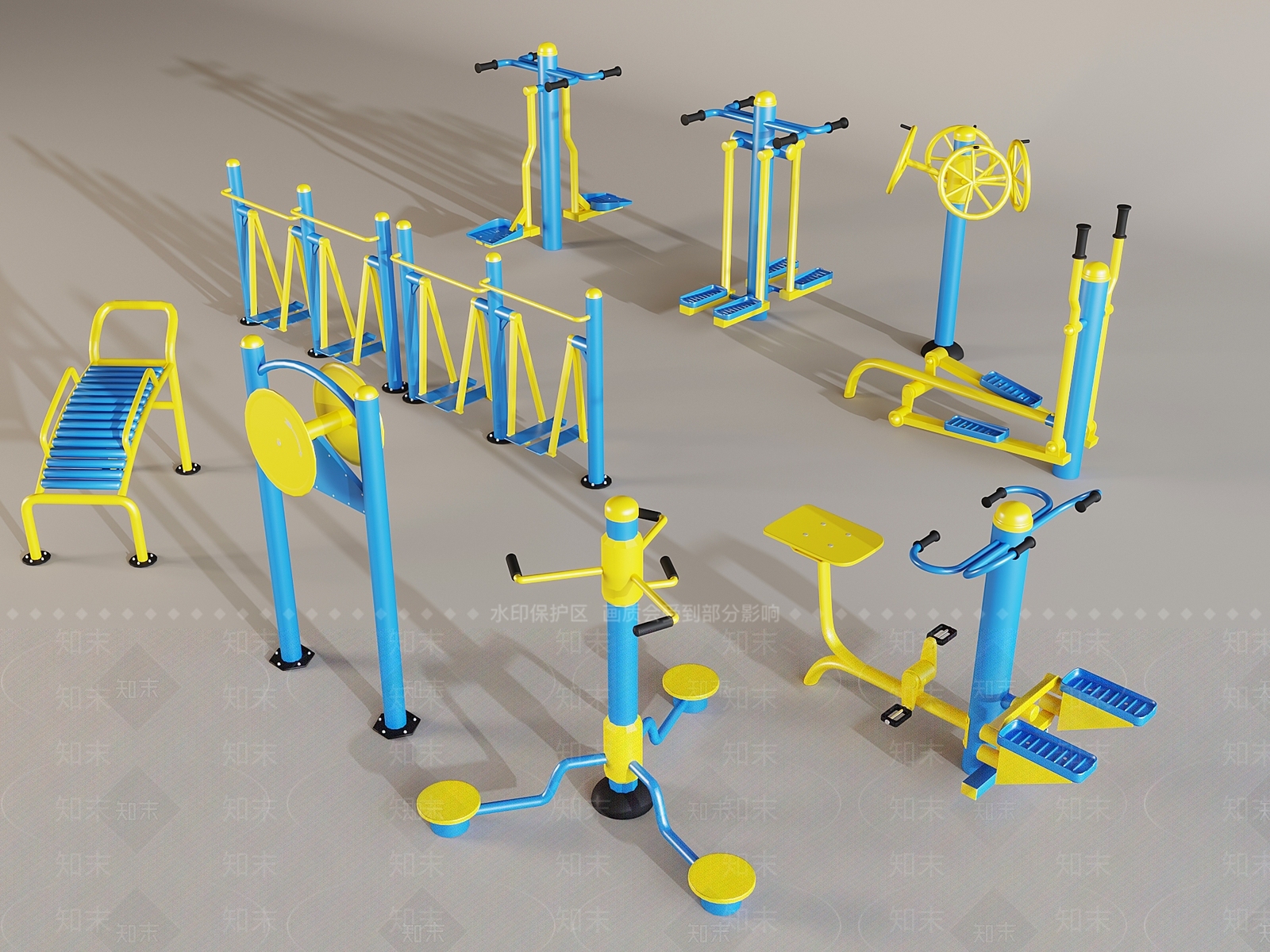 运动器材3D模型下载【ID:1176334870】