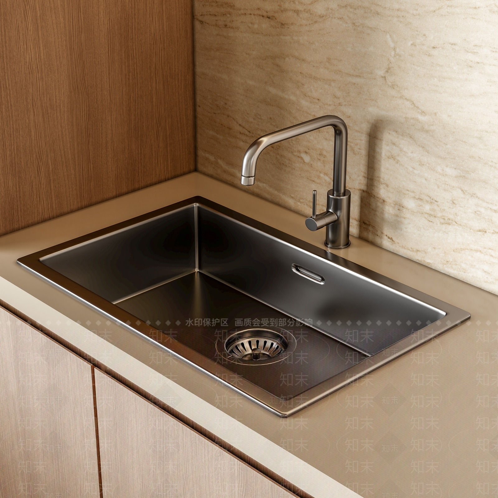厨房用品组合SU模型下载【ID:1176336727】