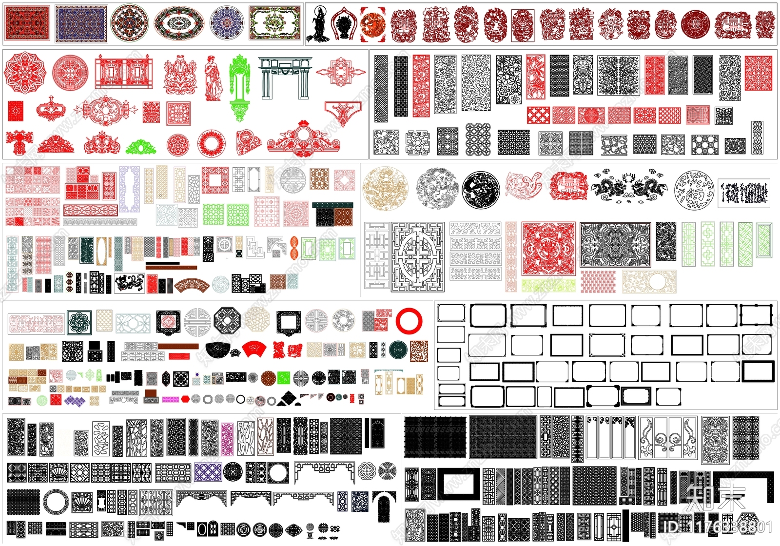 现代线条施工图下载【ID:1176338801】