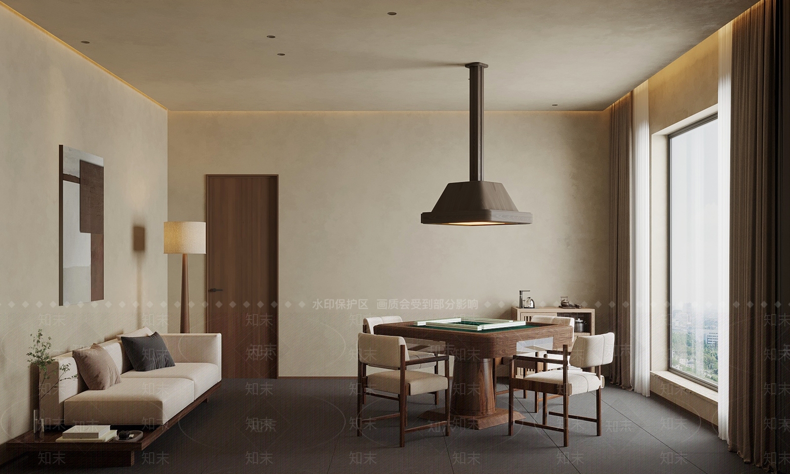 麻将桌SU模型下载【ID:1176345351】