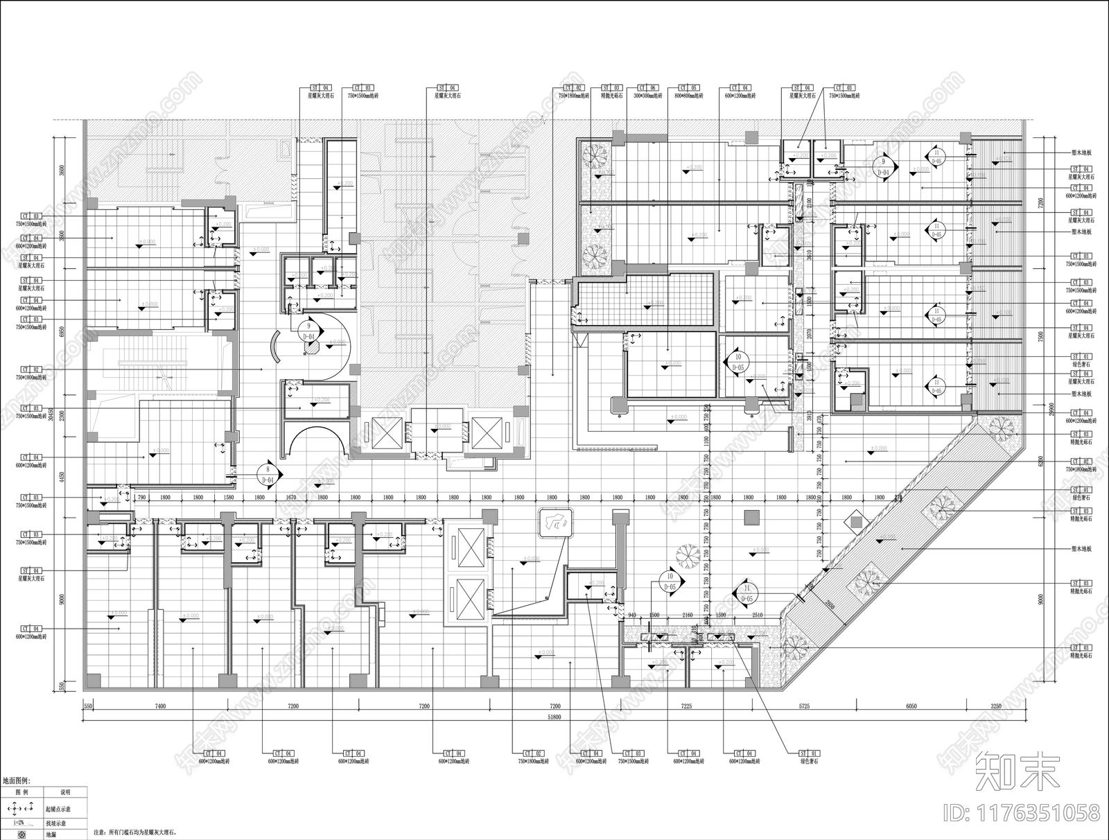 新中式轻奢其他商业建筑施工图下载【ID:1176351058】