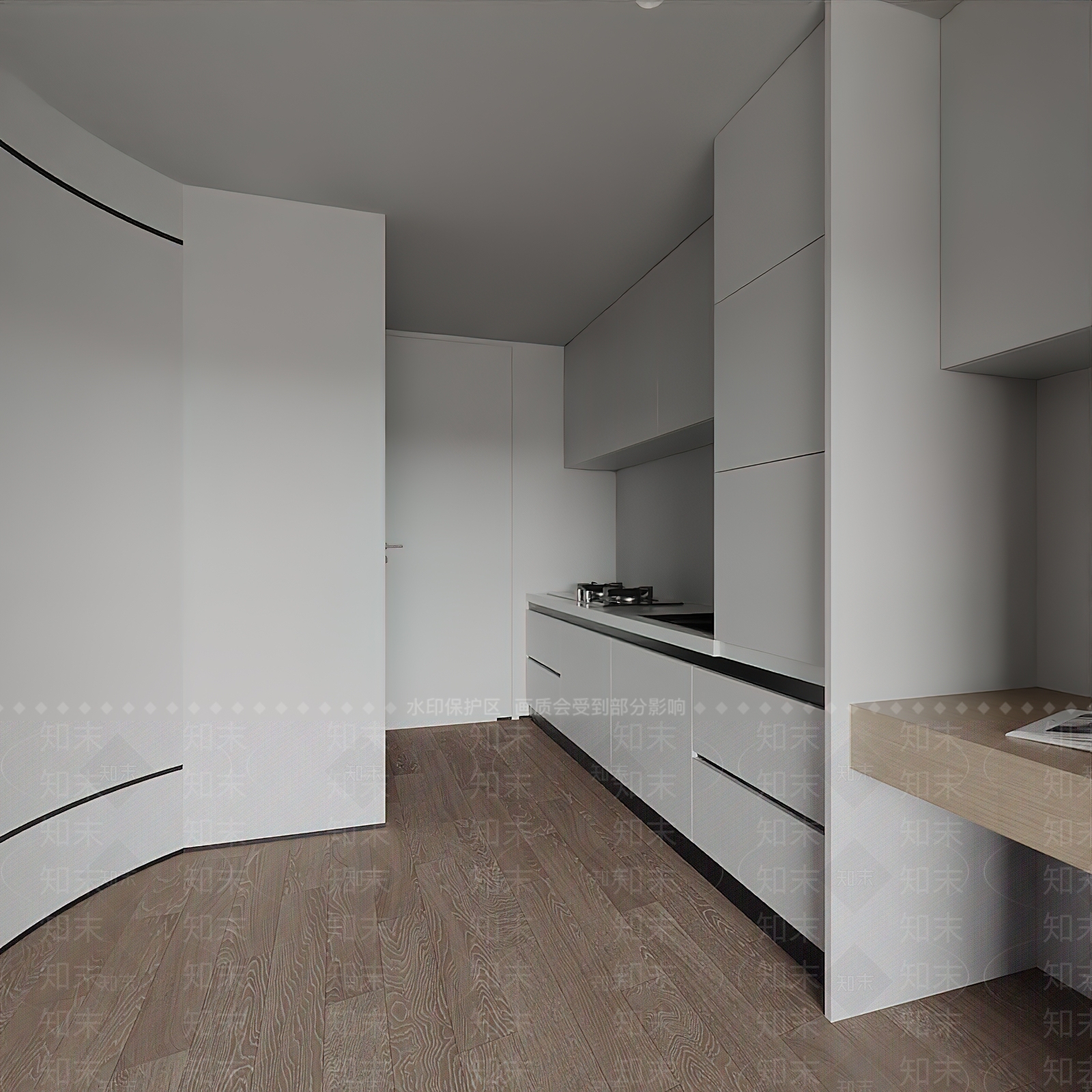 现代极简公寓3D模型下载【ID:1176355208】