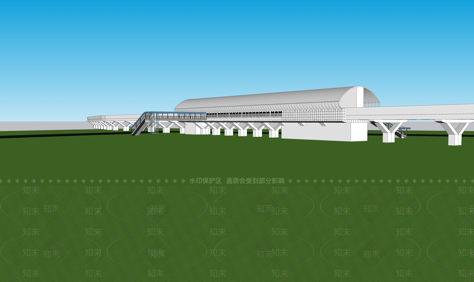 地铁SU模型下载【ID:1176355187】