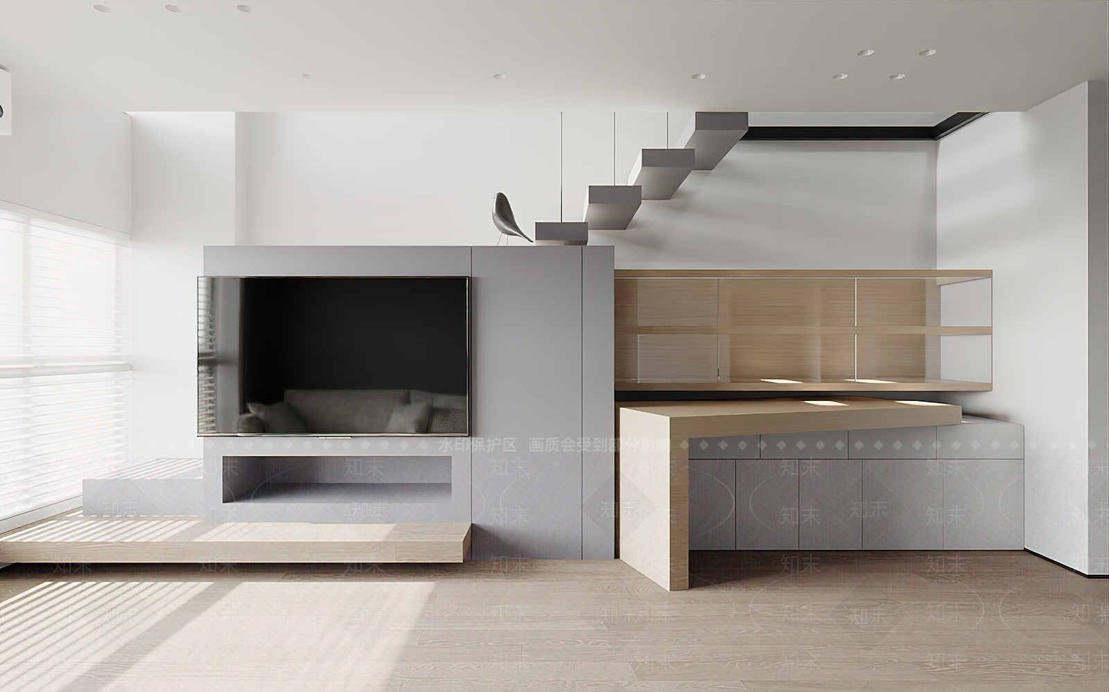 现代极简公寓3D模型下载【ID:1176355774】