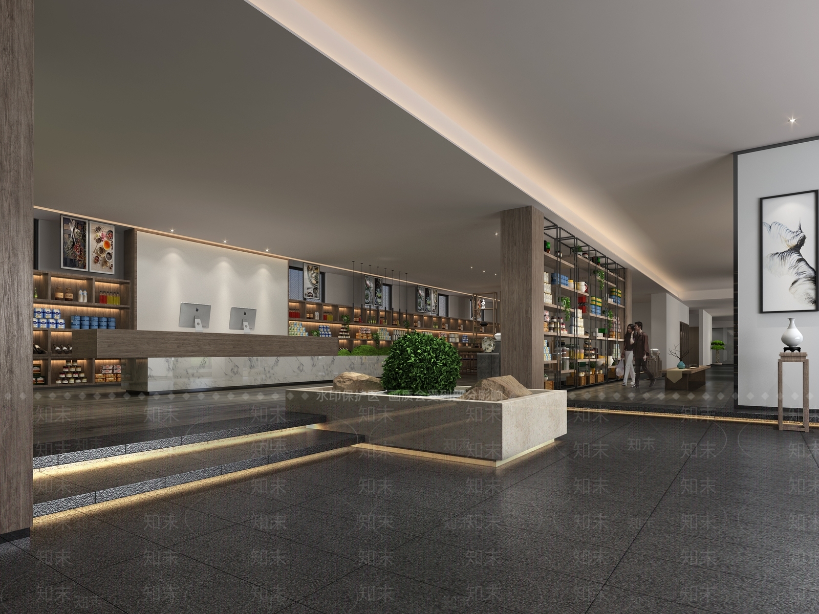 现代零食店3D模型下载【ID:1176381504】