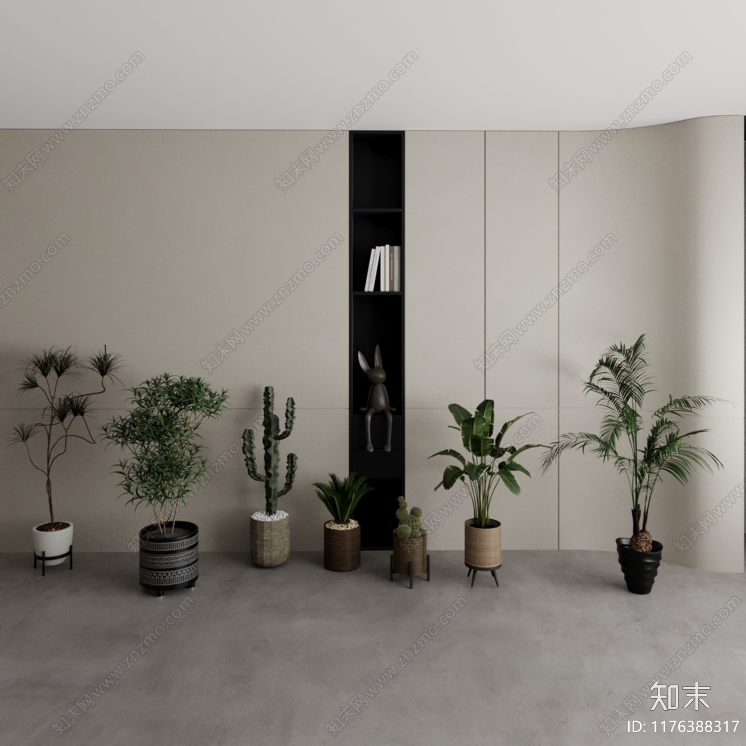 盆栽3D模型下载【ID:1176388317】