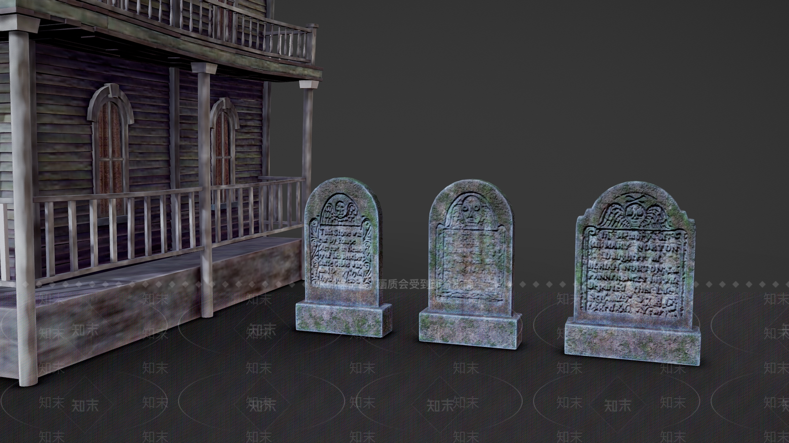 现代中式其他住宅外观3D模型下载【ID:1176394708】