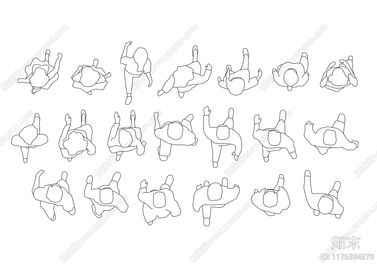 现代人物施工图下载【ID:1176394979】