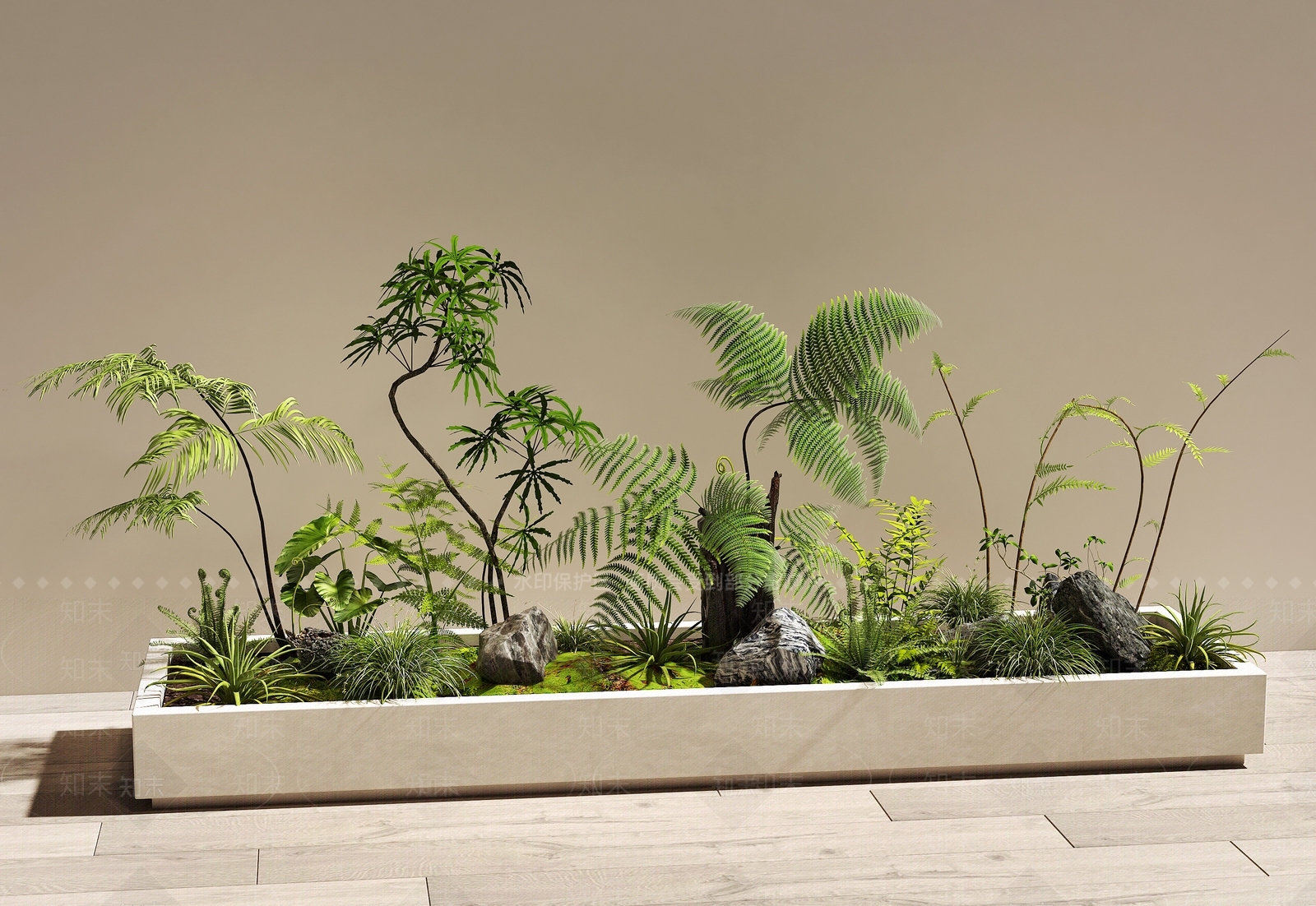 植物组合SU模型下载【ID:1176399664】