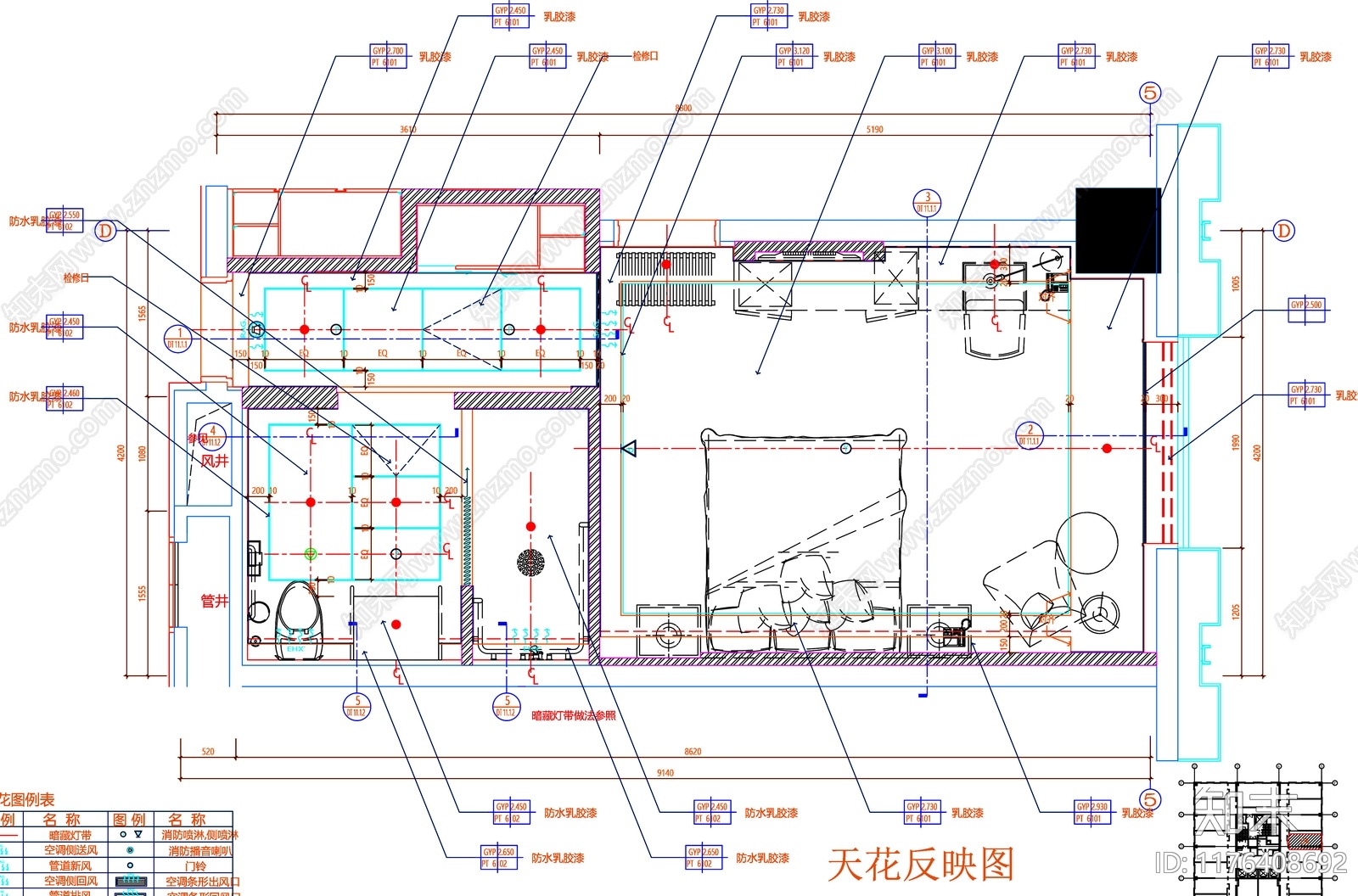 现代工装图库cad施工图下载【ID:1176408692】
