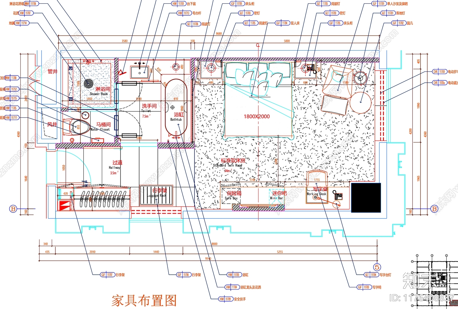 现代工装图库cad施工图下载【ID:1176408837】