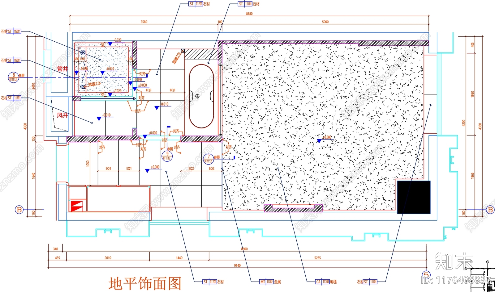 现代工装图库cad施工图下载【ID:1176408837】