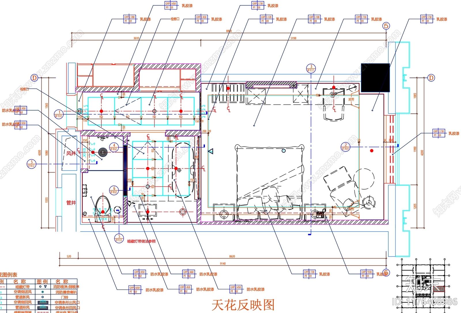 现代工装图库cad施工图下载【ID:1176408986】