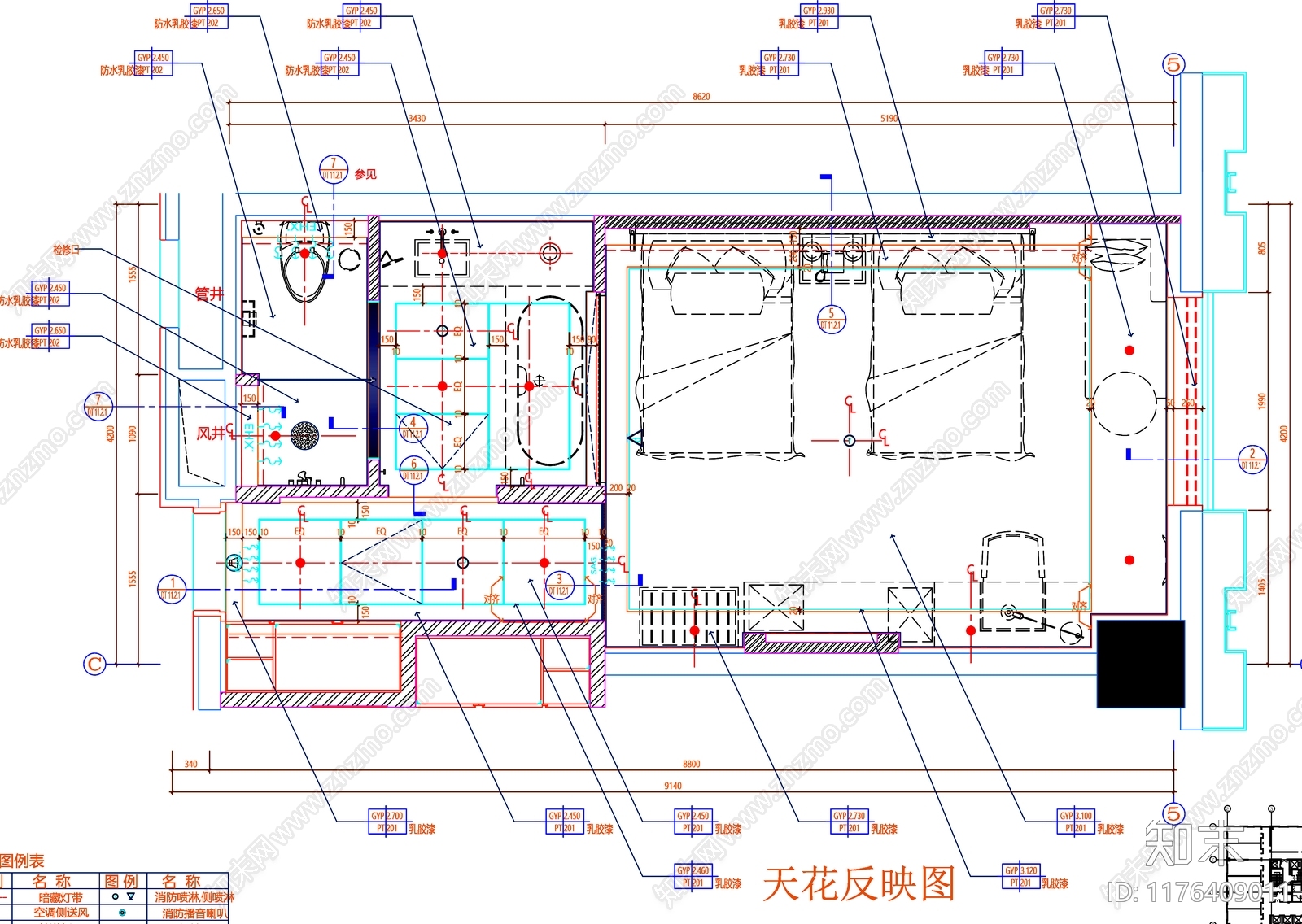 现代工装图库cad施工图下载【ID:1176409011】