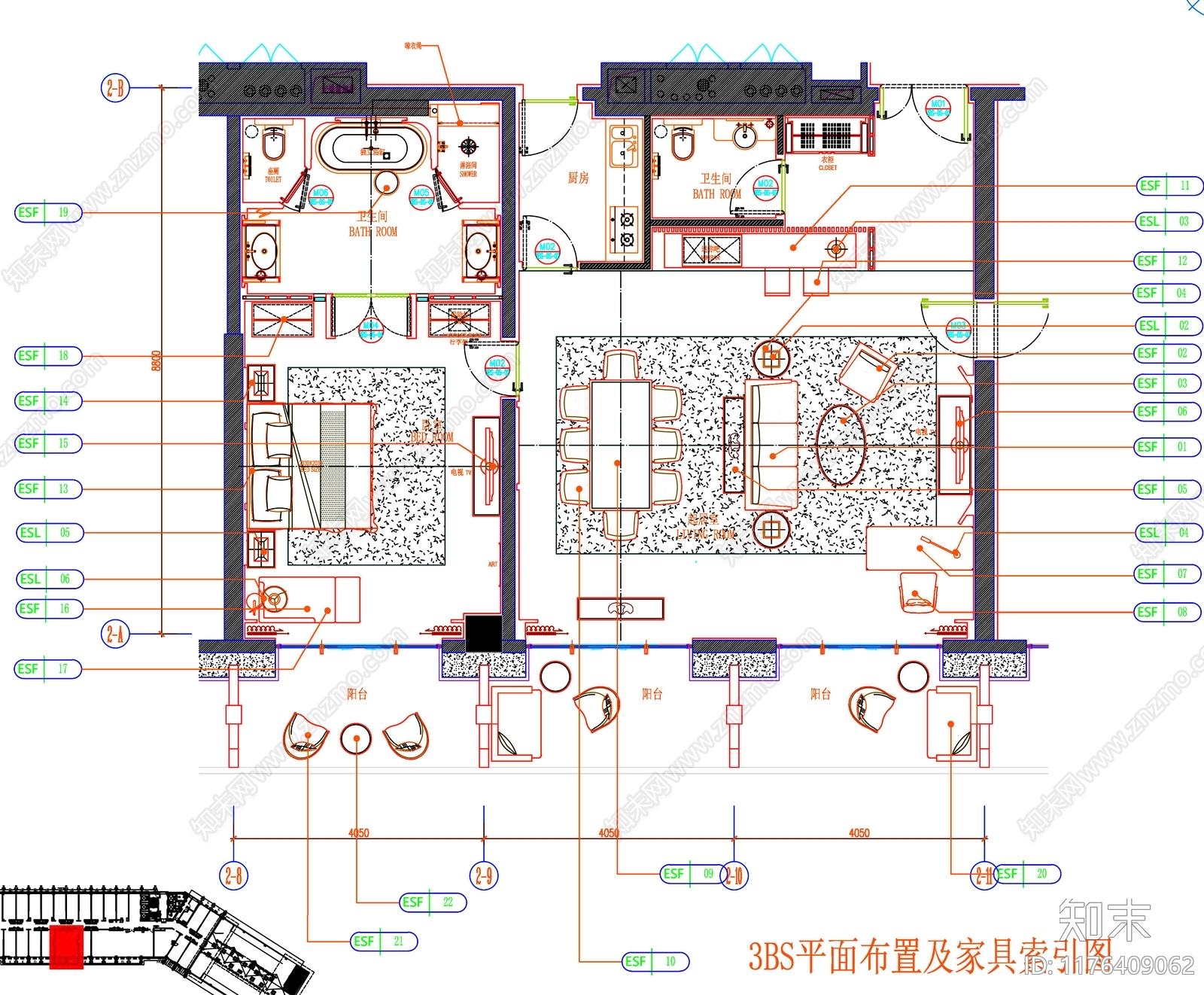 现代工装图库cad施工图下载【ID:1176409062】