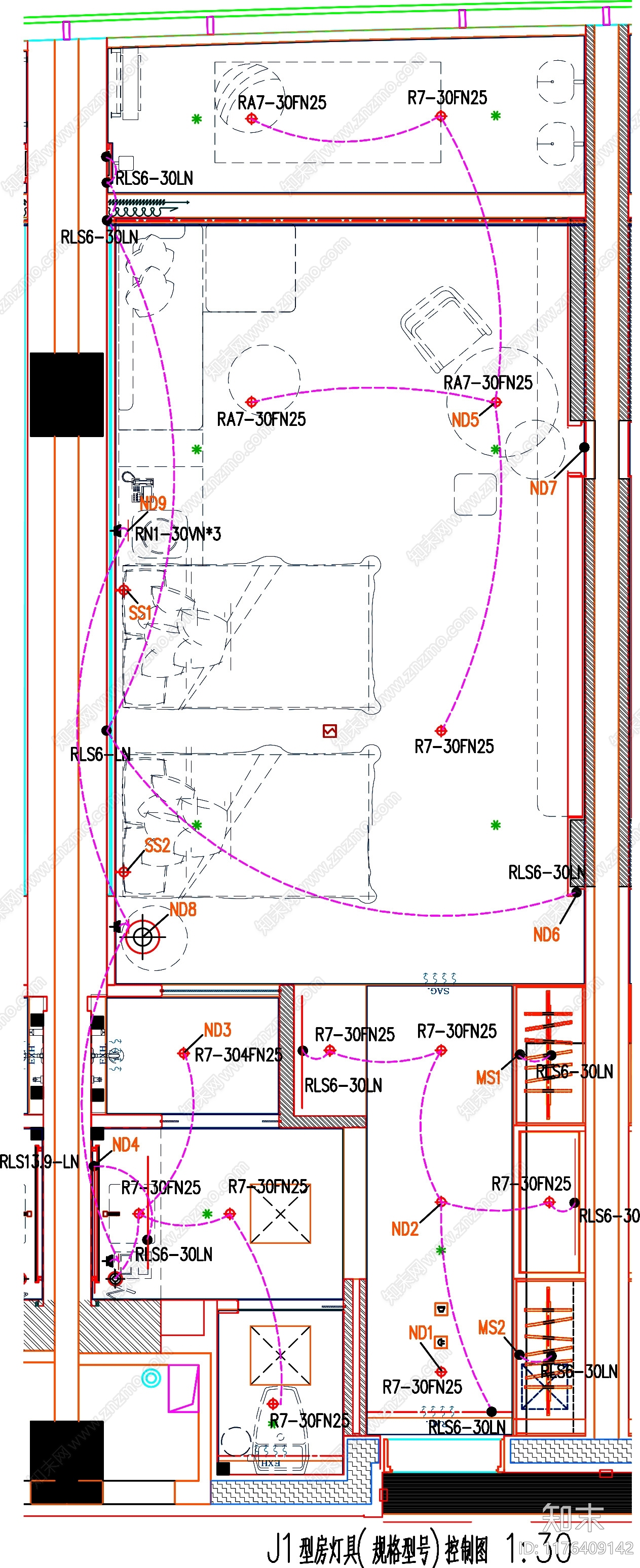 现代工装图库cad施工图下载【ID:1176409142】