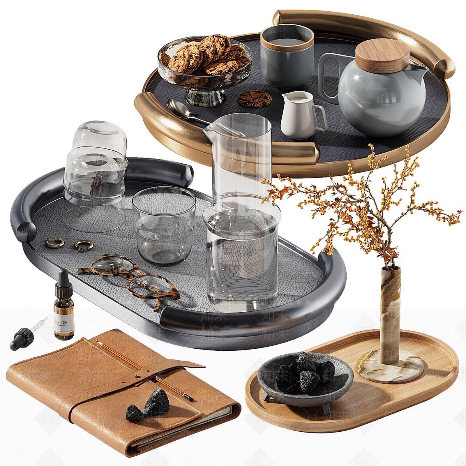 茶具SU模型下载【ID:1176409820】