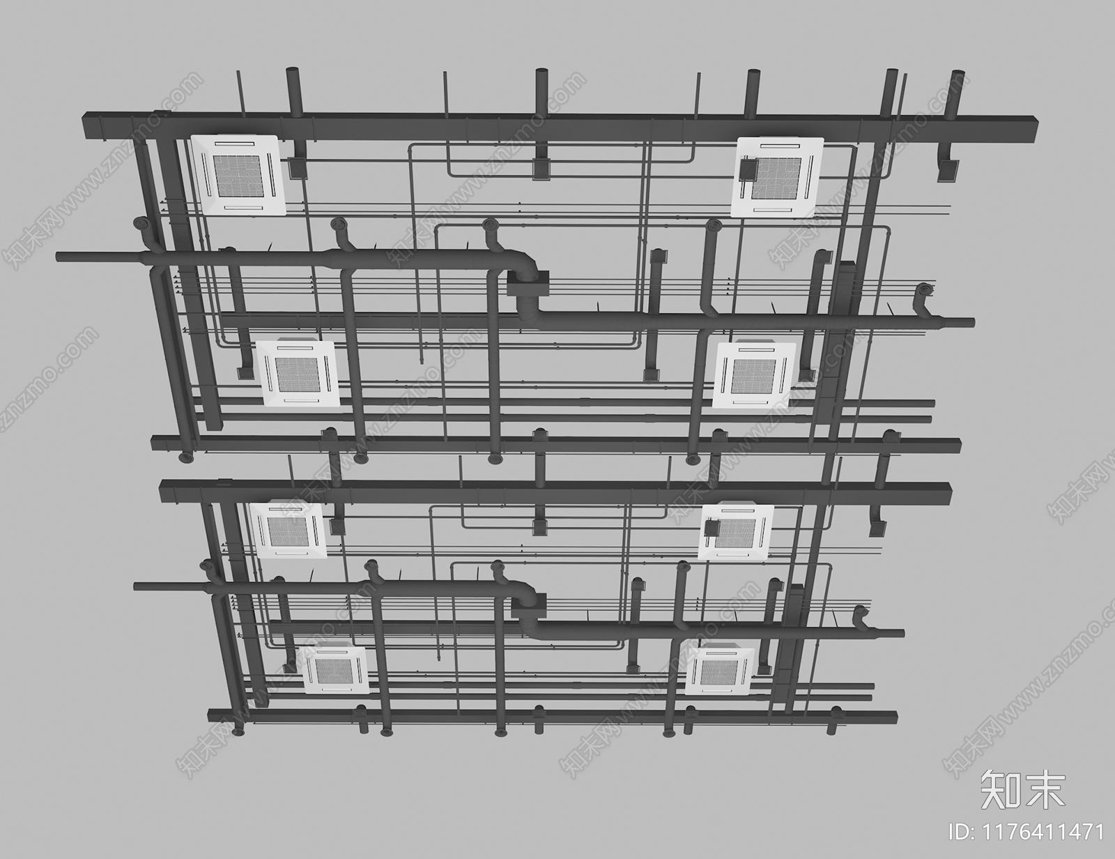 管道零件SU模型下载【ID:1176411471】