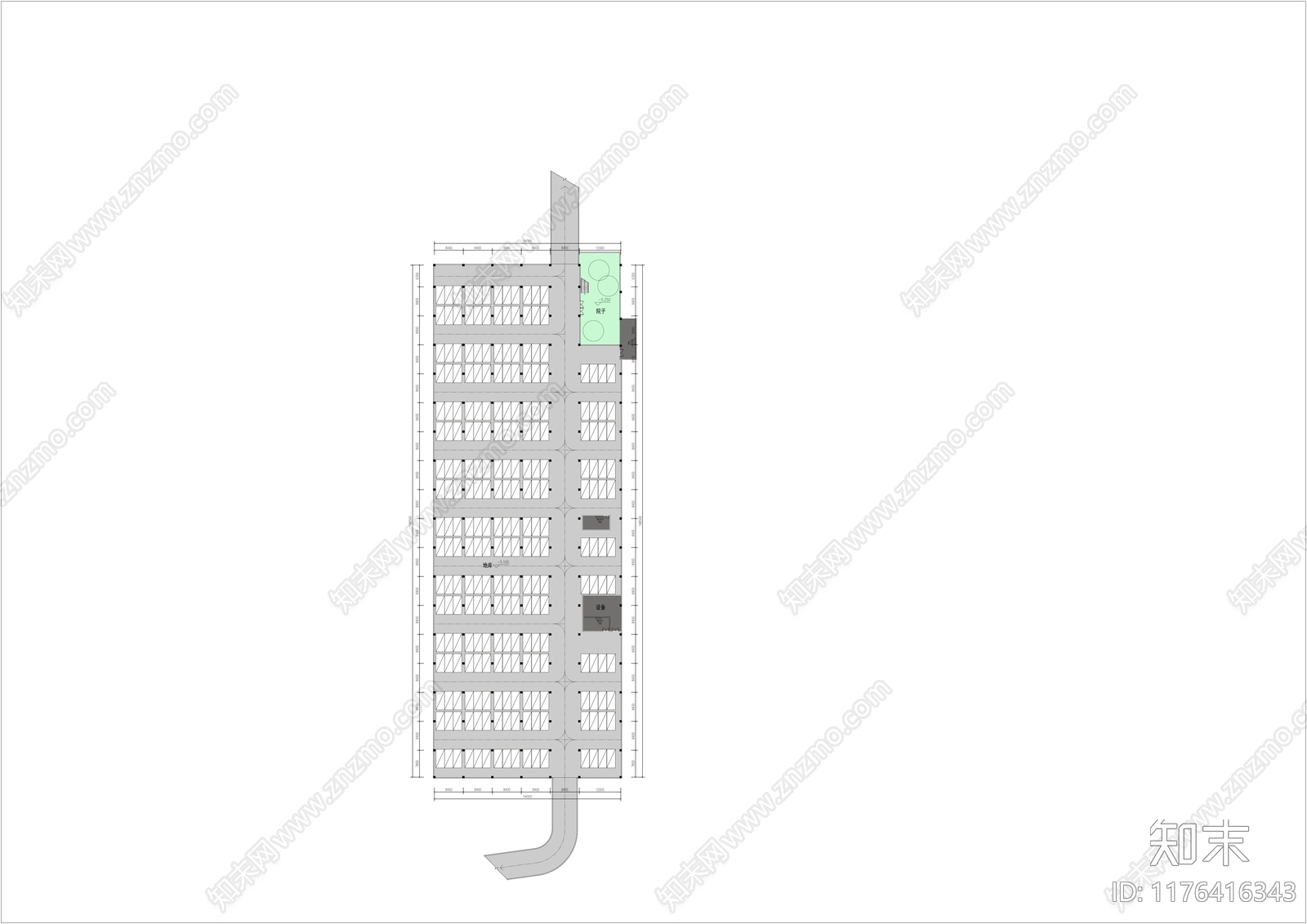 现代学校建筑cad施工图下载【ID:1176416343】