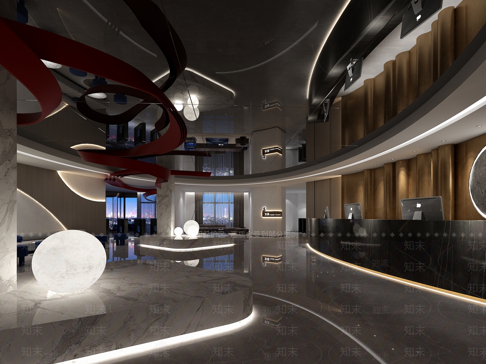 现代其他娱乐空间3D模型下载【ID:1176419568】