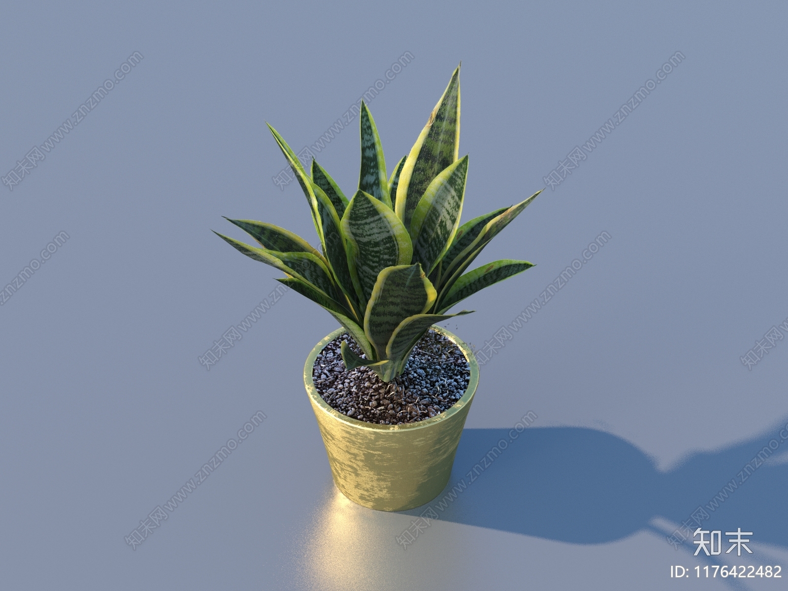 盆栽3D模型下载【ID:1176422482】