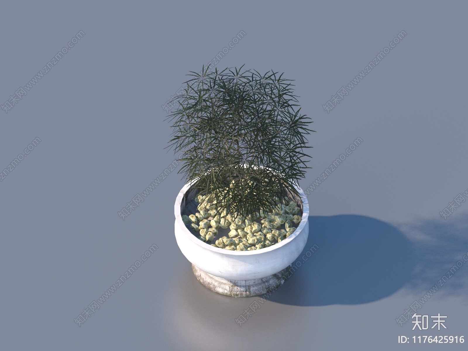 盆栽3D模型下载【ID:1176425916】