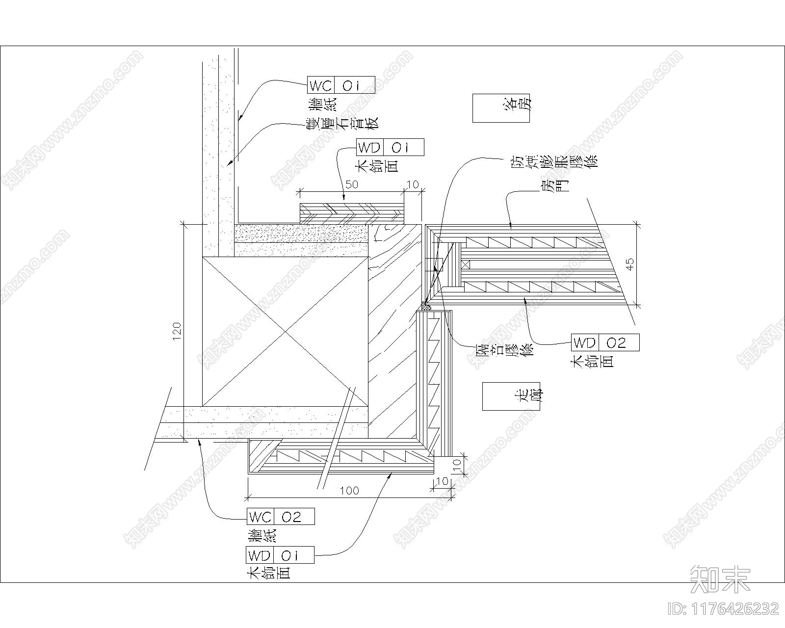 立面图施工图下载【ID:1176426232】