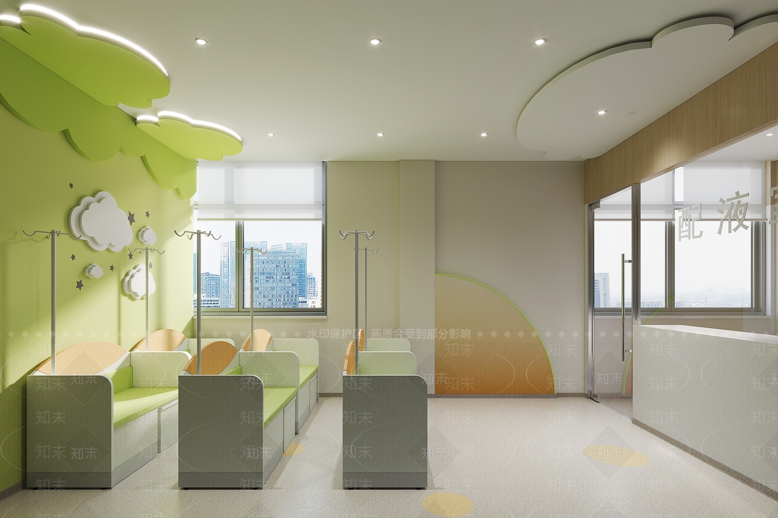 现代医院SU模型下载【ID:1176434481】