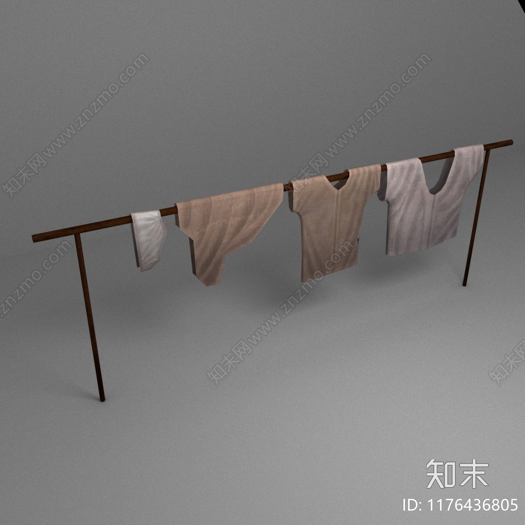 中式复古其他户外家具3D模型下载【ID:1176436805】