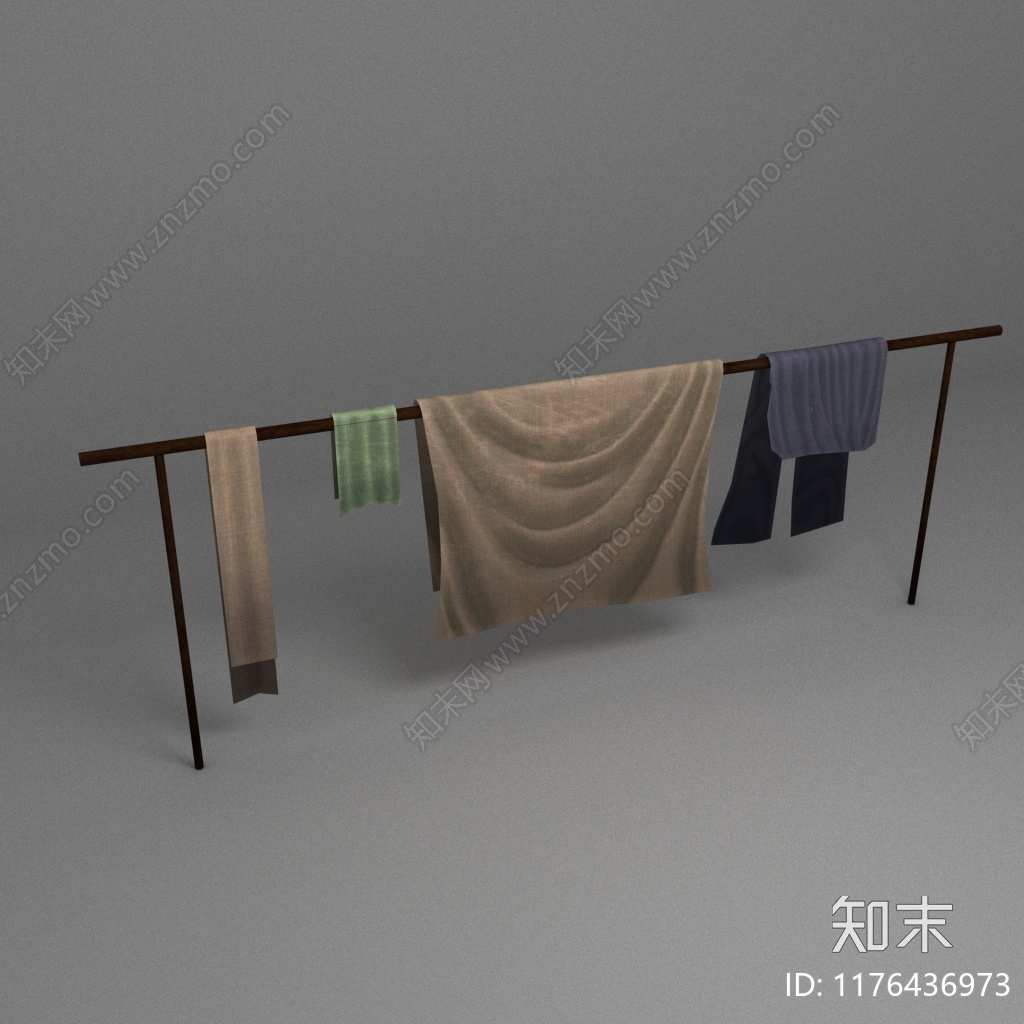 中式复古其他户外家具3D模型下载【ID:1176436973】